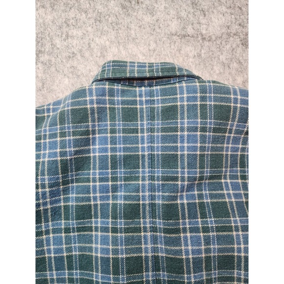 Cabelas Mens Large Flannel Button Up Shirt Jacket Shacket Size L - Picture 6 of 15